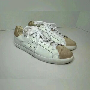 Sam Edelman Aubrie White Leather Sneakers Size 6.5‎